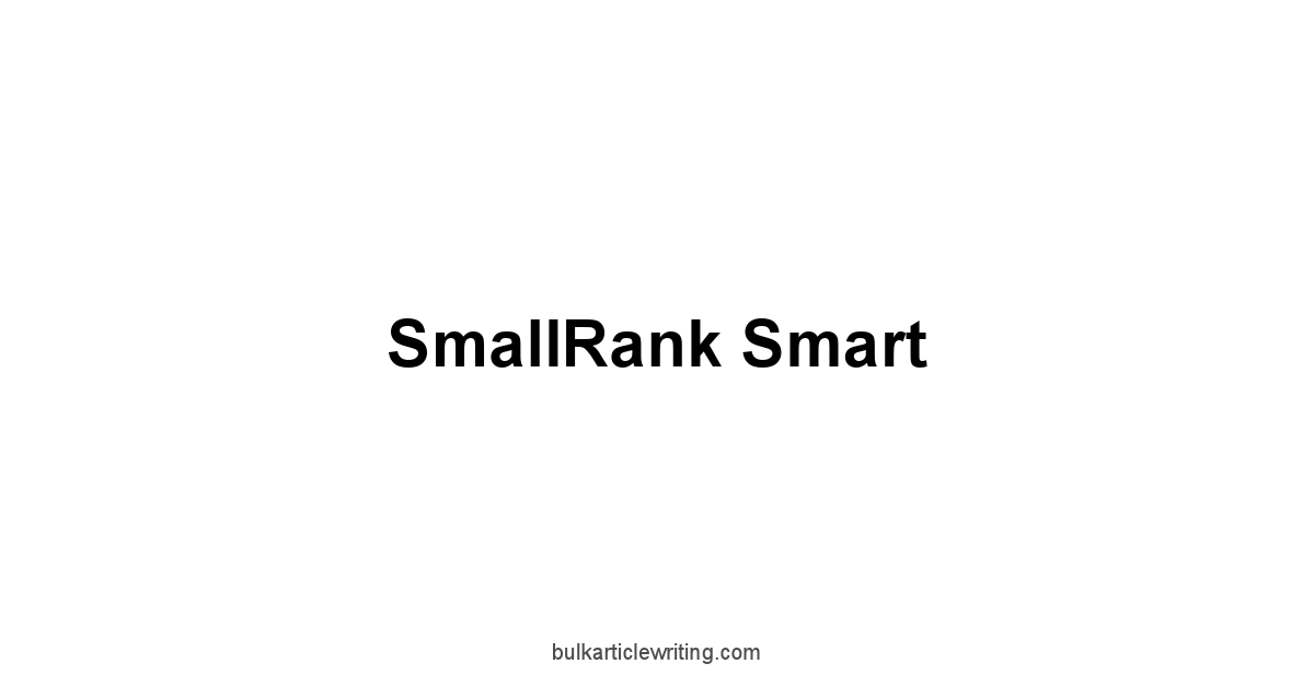 SmallRank Smart