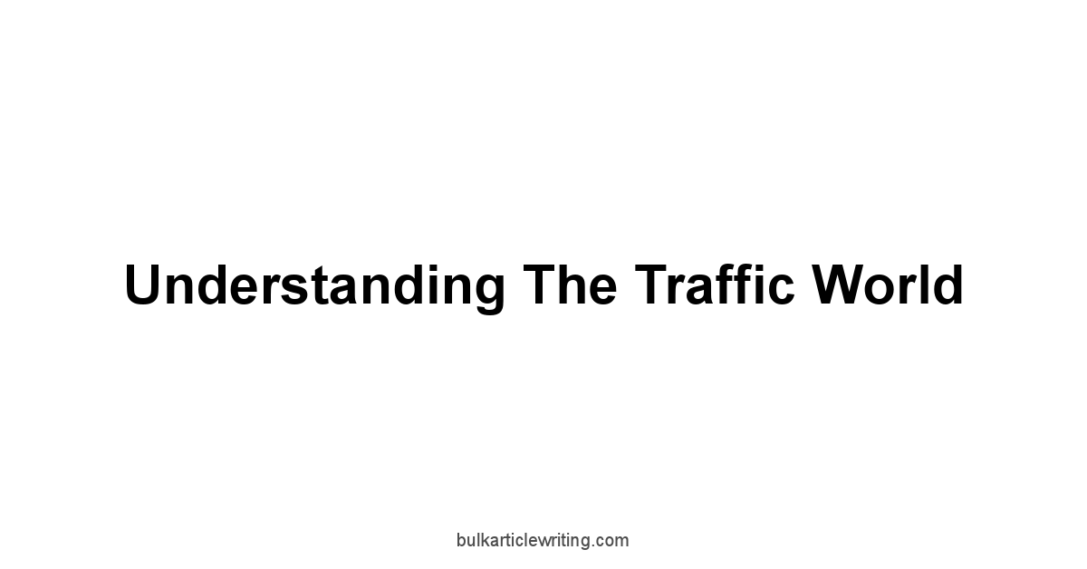 Understanding the Traffic World