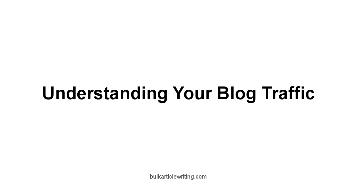 Understanding Your Blog Traffic